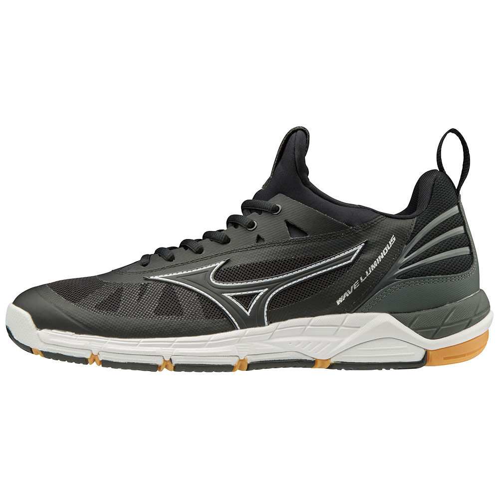 Mizuno Men's WAVE LUMINOUS Volleyball Shoes Black/grey (V1GA182010-PCQ)